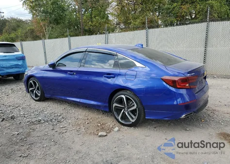 2019 Honda Accord Sport из США, поврежденный, VIN 1HGCV1F33KA117107